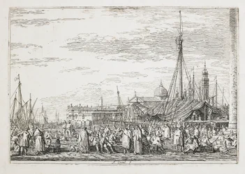 Marknaden på Molo, 1740-1745